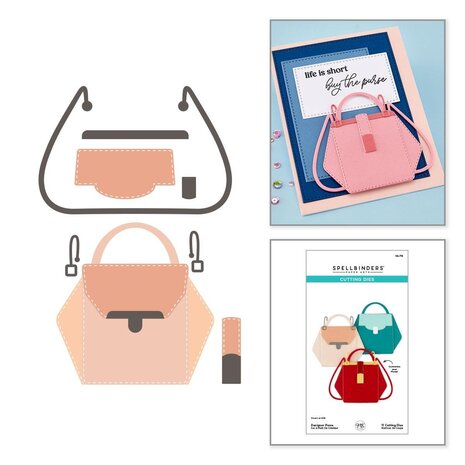 Spellbinders We All Have Baggage Designer Purse Dies (S5-715) Spellbinders We All Have Baggage Designer Purse Dies (S5-715)