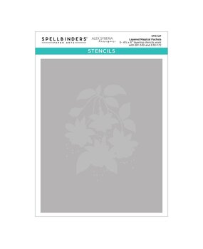 Spellbinders PRE-ORDER Magical Fuchsia Layered Stencil (STN-127)