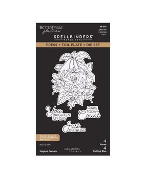 Spellbinders PRE-ORDER Magical Fuchsia Press Plate & Die Set (BP-349) Spellbinders PRE-ORDER Magical Fuchsia Press Plate & Die Set (BP-349)