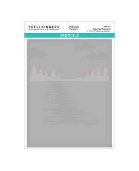 Spellbinders Summer Camp Lakeside Memories Layered Stencil (STN-121)