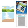 Spellbinders PRE-ORDER Summer Camp Lakeside Memories Layered Stencil (STN-121)