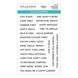 Spellbinders Summer Camp Summertime Sentiments Clear Stamp (STP-269)