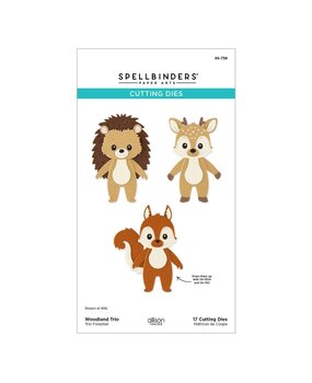 Spellbinders PRE-ORDER Summer Camp Woodland Trio Dies (S5-738)