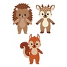 Spellbinders PRE-ORDER Summer Camp Woodland Trio Dies (S5-738)