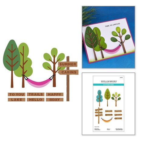Spellbinders Summer Camp Trails End Dies (S5-739) Spellbinders Summer Camp Trails End Dies (S5-739)