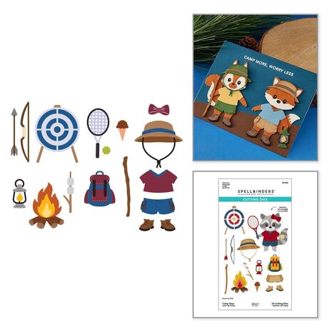 Spellbinders PRE-ORDER Summer Camp Camp Days Dies (S5-740)