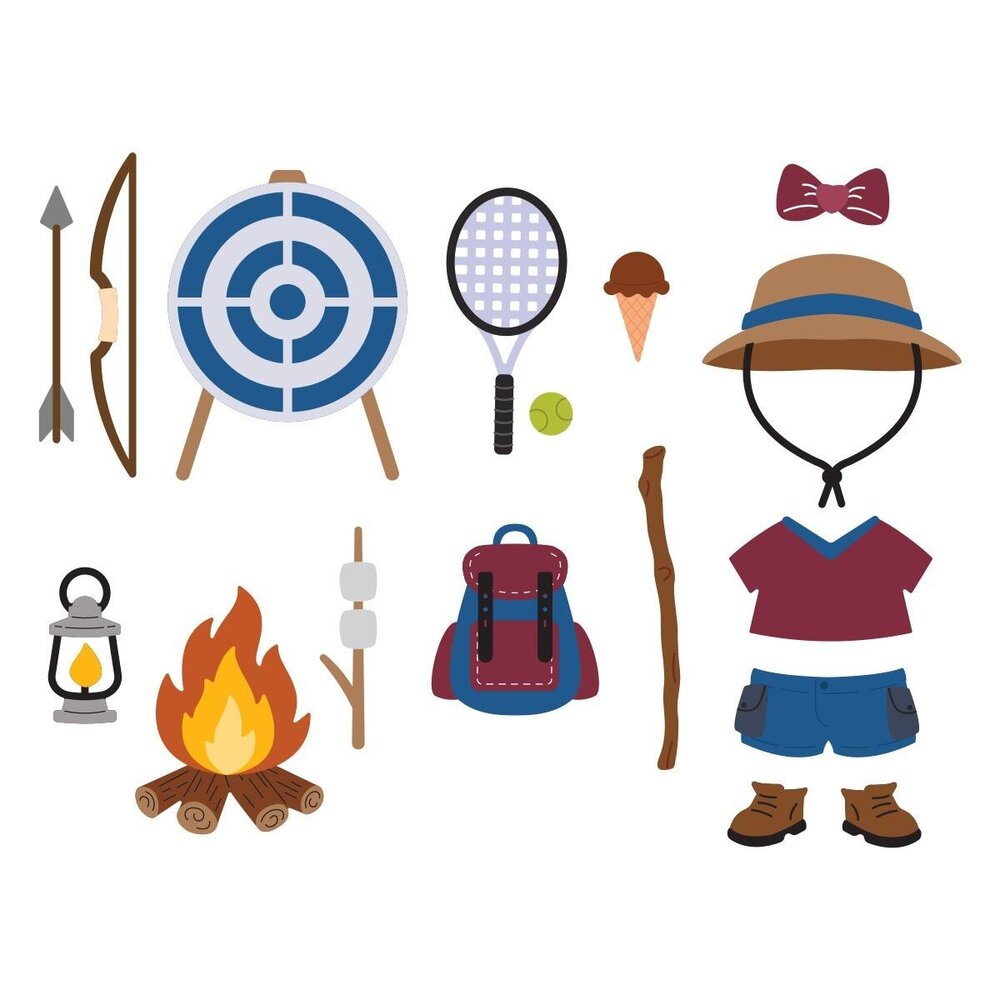 Spellbinders PRE-ORDER Summer Camp Camp Days Dies (S5-740)