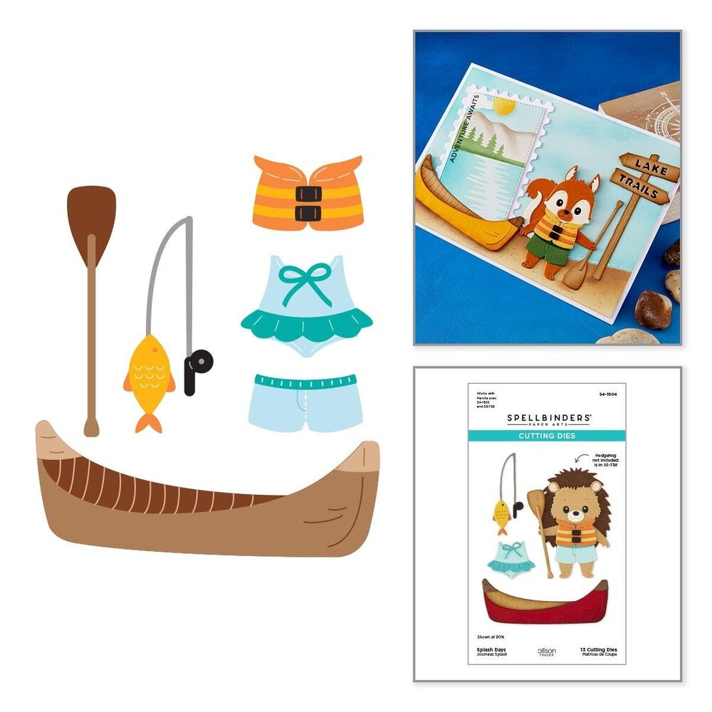 Spellbinders Summer Camp Splash Days Dies (S4-1504) Spellbinders Summer Camp Splash Days Dies (S4-1504)