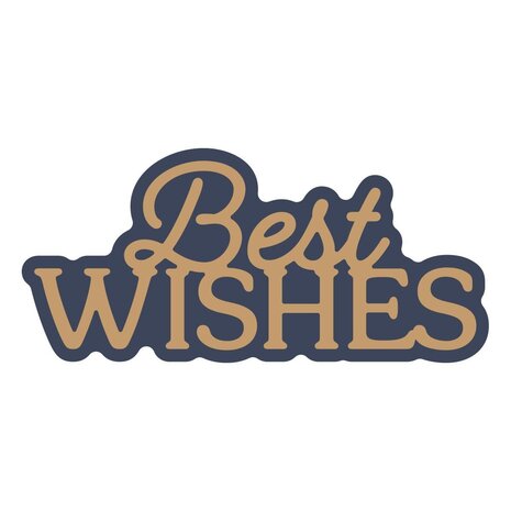 Spellbinders Essentially Yours Sentiments Layered Best Wishes Dies (S1-181) Spellbinders Essentially Yours Sentiments Layered Best Wishes Dies (S1-181)
