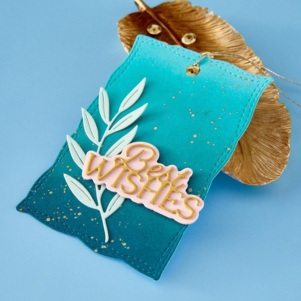 Spellbinders Essentially Yours Sentiments Layered Best Wishes Dies (S1-181) Spellbinders Essentially Yours Sentiments Layered Best Wishes Dies (S1-181)