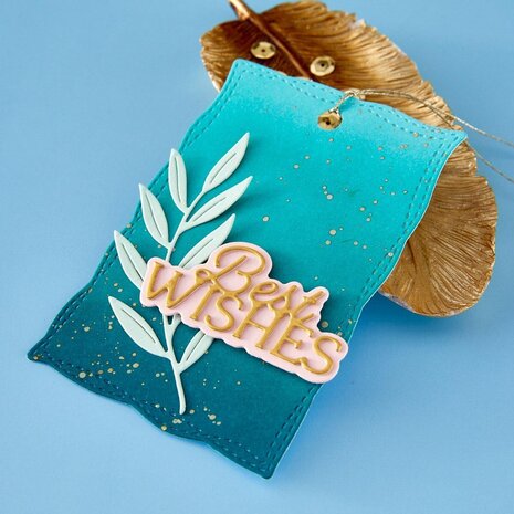 Spellbinders PRE-ORDER Essentially Yours Sentiments Layered Best Wishes Dies (S1-181)