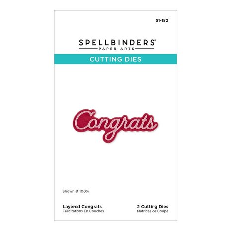 Spellbinders Essentially Yours Sentiments Layered Best Congrats Dies (S1-182) Spellbinders Essentially Yours Sentiments Layered Best Congrats Dies (S1-182)