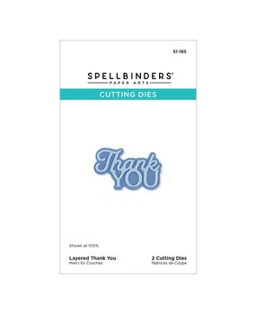 Spellbinders PRE-ORDER Essentially Yours Sentiments Layered Thank You Dies (S1-185) Spellbinders PRE-ORDER Essentially Yours Sentiments Layered Thank You Dies (S1-185)