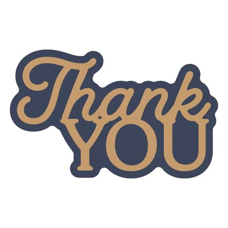 Spellbinders Essentially Yours Sentiments Layered Thank You Dies (S1-185) Spellbinders Essentially Yours Sentiments Layered Thank You Dies (S1-185)