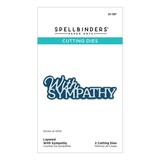 Spellbinders Essentially Yours Sentiments Layered With Sympathy Dies (S1-187)