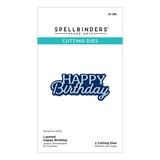 Spellbinders Essentially Yours Sentiments Layered Happy Birthday Dies (S1-188)
