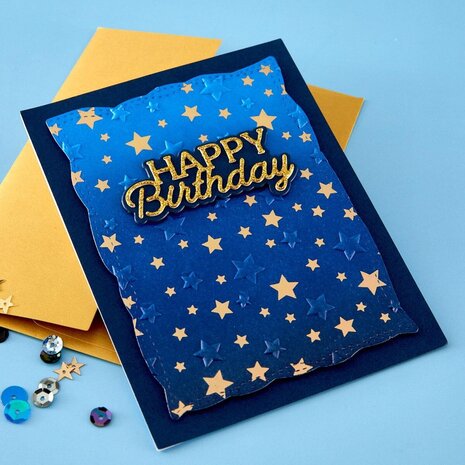 Spellbinders Essentially Yours Sentiments Layered Happy Birthday Dies (S1-188) Spellbinders Essentially Yours Sentiments Layered Happy Birthday Dies (S1-188)