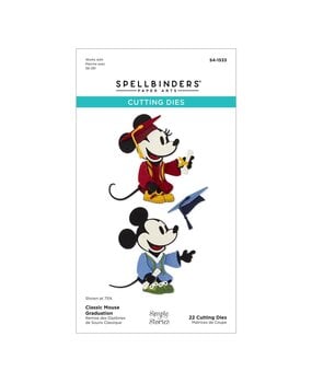 Spellbinders Say Cheese Classic Mouse Graduation Dies (S4-1533)