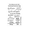 Hero Arts We All Have Baggage Clear Stamp Set Keep Calm Sentiments (CM821) Hero Arts We All Have Baggage Clear Stamp Set Keep Calm Sentiments (CM821)