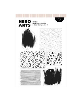Hero Arts PRE-ORDER Tote-ally Awesome Clear Stamp Set Background Builder (CM852)