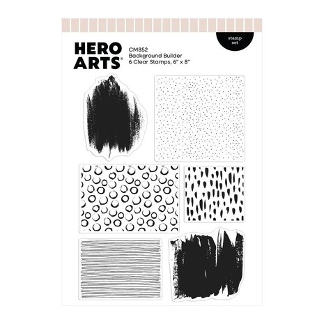Hero Arts PRE-ORDER Tote-ally Awesome Clear Stamp Set Background Builder (CM852)