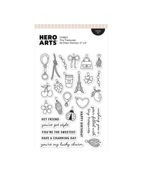 Hero Arts PRE-ORDER Tote-ally Awesome Clear Stamp Set Tiny Treasures (CM853)