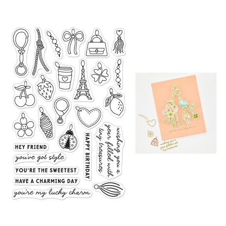 Hero Arts Tote-ally Awesome Clear Stamp Set Tiny Treasures (CM853)