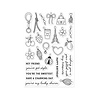 Hero Arts Tote-ally Awesome Clear Stamp Set Tiny Treasures (CM853)