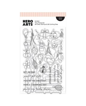 Hero Arts PRE-ORDER Tote-ally Awesome Stamps & Dies Tiny Treasures (DC353)