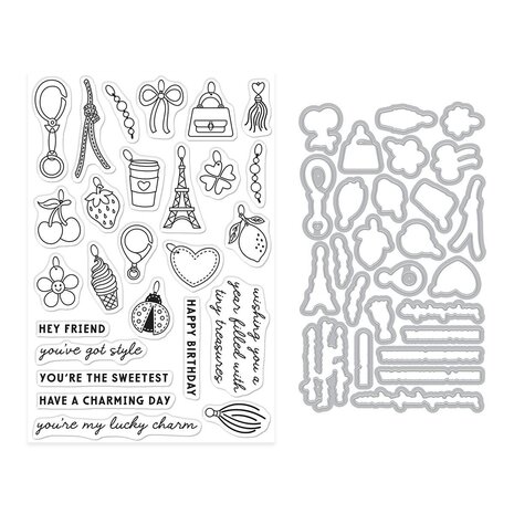 Hero Arts Tote-ally Awesome Stamps & Dies Tiny Treasures (DC353) Hero Arts Tote-ally Awesome Stamps & Dies Tiny Treasures (DC353)