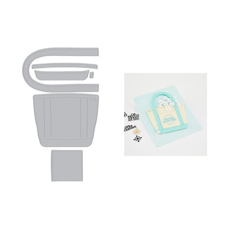 Hero Arts PRE-ORDER Tote-ally Awesome Die Set Tote Bag (DF295) Hero Arts PRE-ORDER Tote-ally Awesome Die Set Tote Bag (DF295)