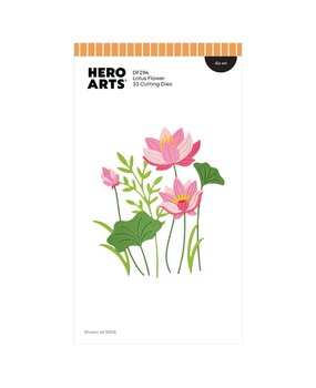 Hero Arts PRE-ORDER Tranquil Garden Die Set Lotus Flower (DF294)