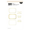 Hero Arts PRE-ORDER Tranquil Garden Lovely Labels Hot Foil Plate & Die Set (HC109)