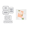 Hero Arts PRE-ORDER Tranquil Garden Lovely Labels Hot Foil Plate & Die Set (HC109)