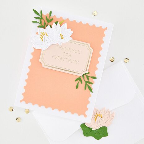 Hero Arts Tranquil Garden Lovely Labels Hot Foil Plate & Die Set (HC109) Hero Arts Tranquil Garden Lovely Labels Hot Foil Plate & Die Set (HC109)