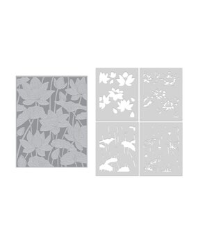 Hero Arts Tranquil Garden Lotus Field Bundle (WB1196)