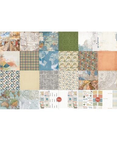 Arden Creative Studio Been There 12x12 Inch Paper Pad (ACSPP0020) Arden Creative Studio Been There 12x12 Inch Paper Pad (ACSPP0020)