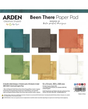 Arden Creative Studio PRE-ORDER Been There Solids 12x12 Inch Paper Pad (ACSPP0021) Arden Creative Studio PRE-ORDER Been There Solids 12x12 Inch Paper Pad (ACSPP0021)
