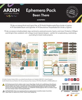 Arden Creative Studio Been There Ephemera Pack (ACSEP0012)