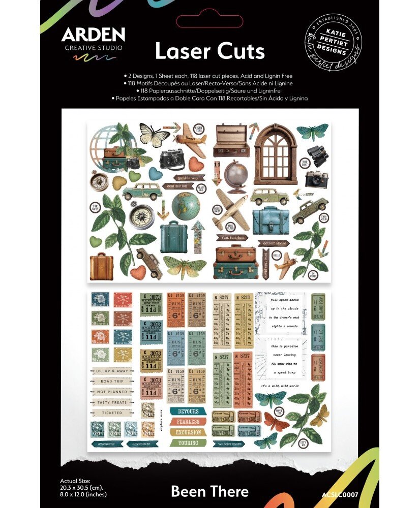 Arden Creative Studio Been There Laser Cuts (ACSLC0007) Arden Creative Studio Been There Laser Cuts (ACSLC0007)