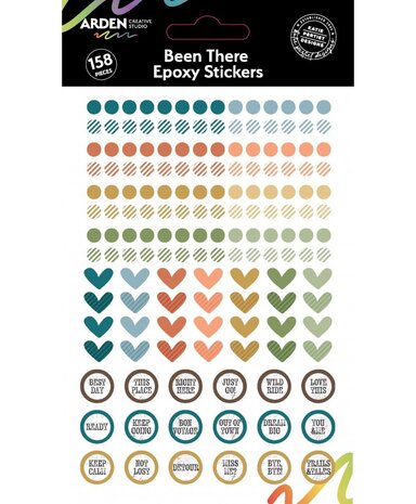Arden Creative Studio PRE-ORDER Been There Epoxy Stickers (ACSES0001)