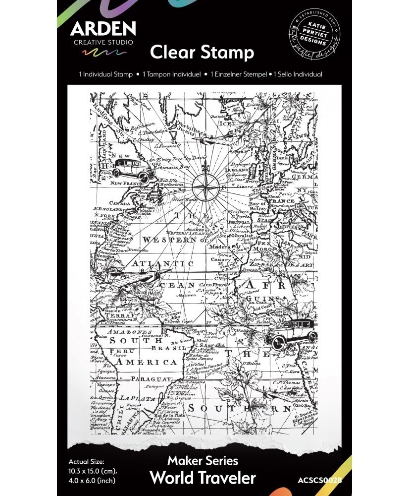 Arden Creative Studio Been There World Traveler 4x6 Inch Clear Stamp Set (ACSCS0028) Arden Creative Studio Been There World Traveler 4x6 Inch Clear Stamp Set (ACSCS0028)