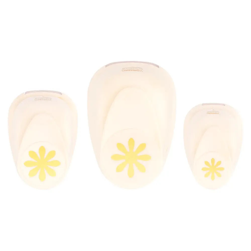 Vaessen Creative Figuurpons Set Bloemen (3pcs) (2137-043)