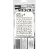 Stampers Anonymous Tim Holtz Mini Layering Stencil Set 8 (THMST008)