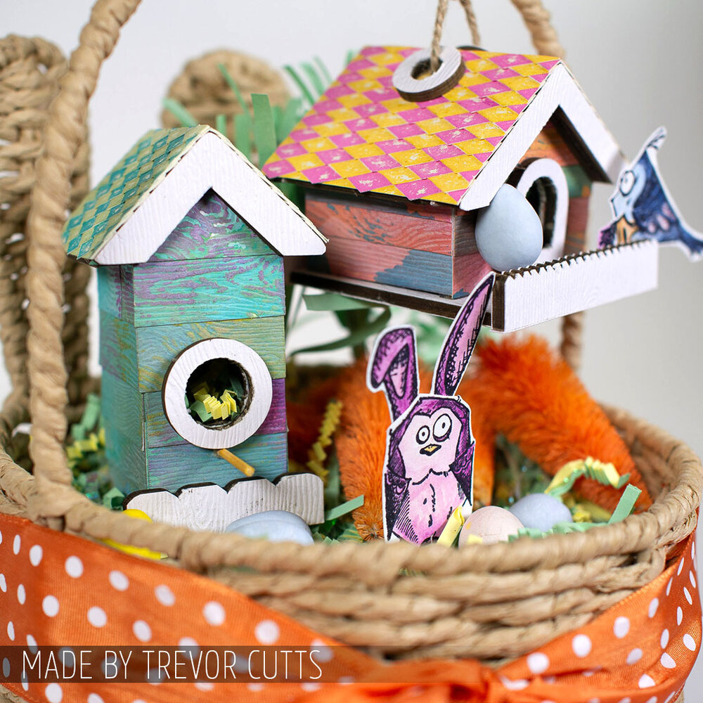 Stampers Anonymous Tim Holtz Birdhouse Ornaments (CBORN01) Stampers Anonymous Tim Holtz Birdhouse Ornaments (CBORN01)