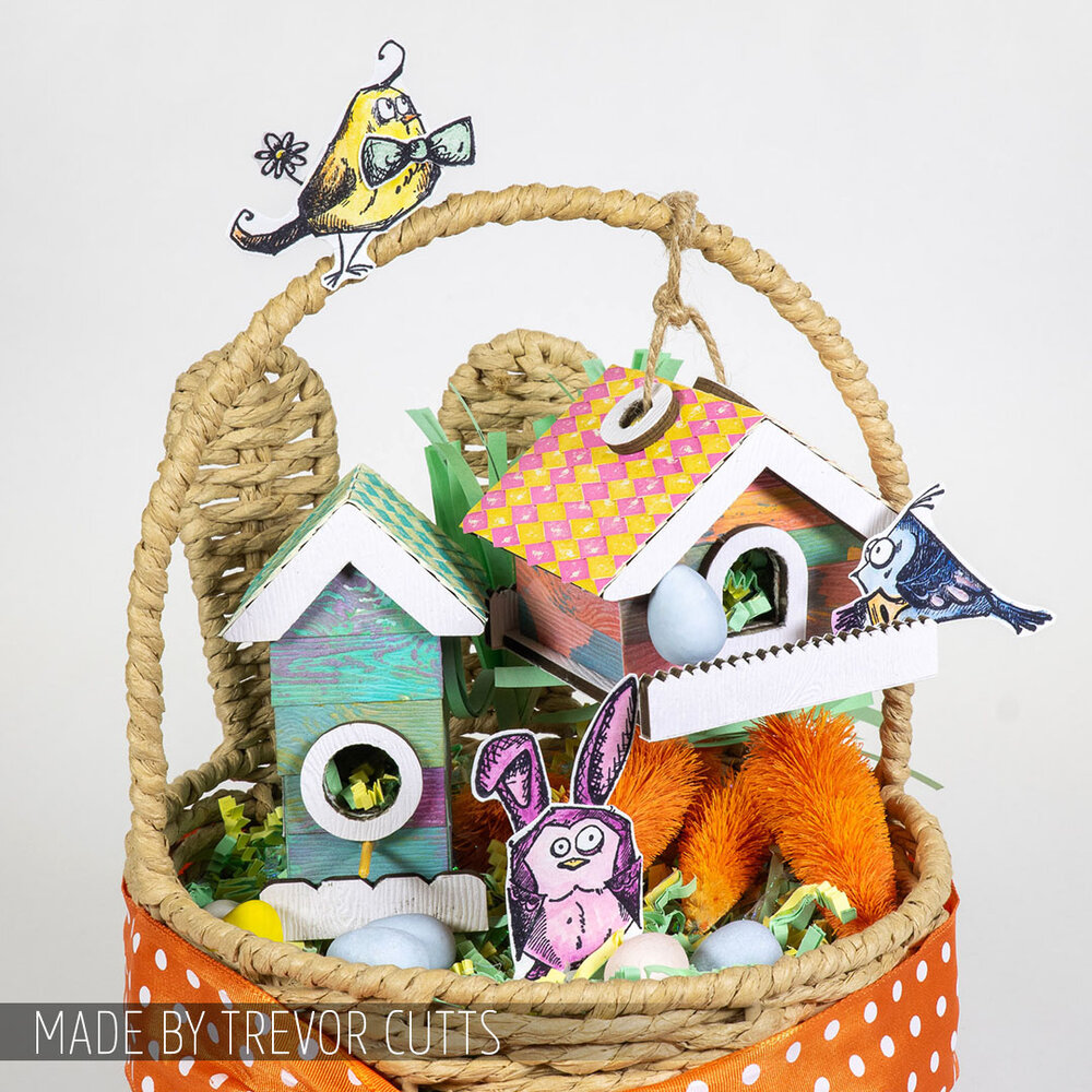 Stampers Anonymous Tim Holtz Birdhouse Ornaments (CBORN01) Stampers Anonymous Tim Holtz Birdhouse Ornaments (CBORN01)