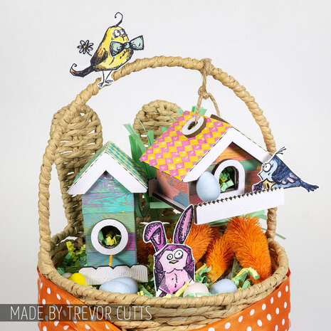Stampers Anonymous Tim Holtz Birdhouse Ornaments (CBORN01) Stampers Anonymous Tim Holtz Birdhouse Ornaments (CBORN01)