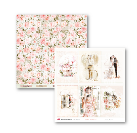 Craft & You PRE-ORDER Rose Tales 12x12 Inch Paper Pack (12pcs) (CPS-RT30-12)