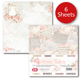 Craft & You Rose Tales 12x12 Inch Paper Pack (6pcs) (CPS-RT30-6)