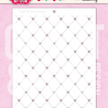 Craft & You PRE-ORDER Masking Stencil Heart Grid (SC017)